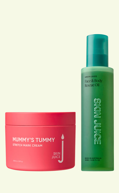 Mummy's Tummy Cream + Green Juice Oil