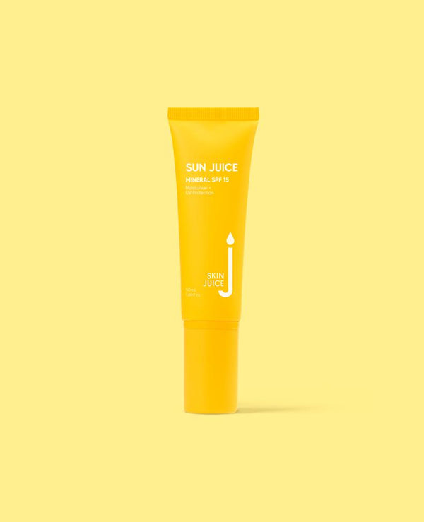 Sun Juice Untinted Moisturiser + UV Protection with Mineral SPF 15
